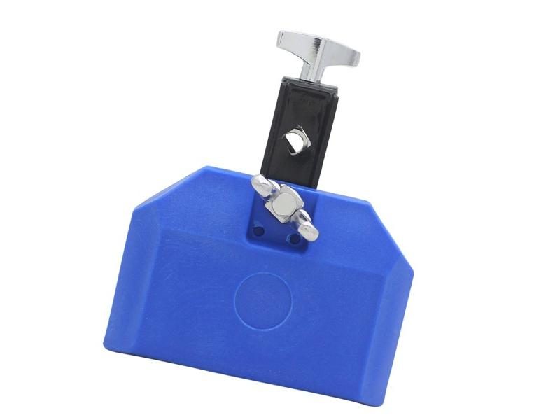 Blue Plastic Cow Bell Percussion Musical Accessory High Pitched Cowbell New Carousel 1