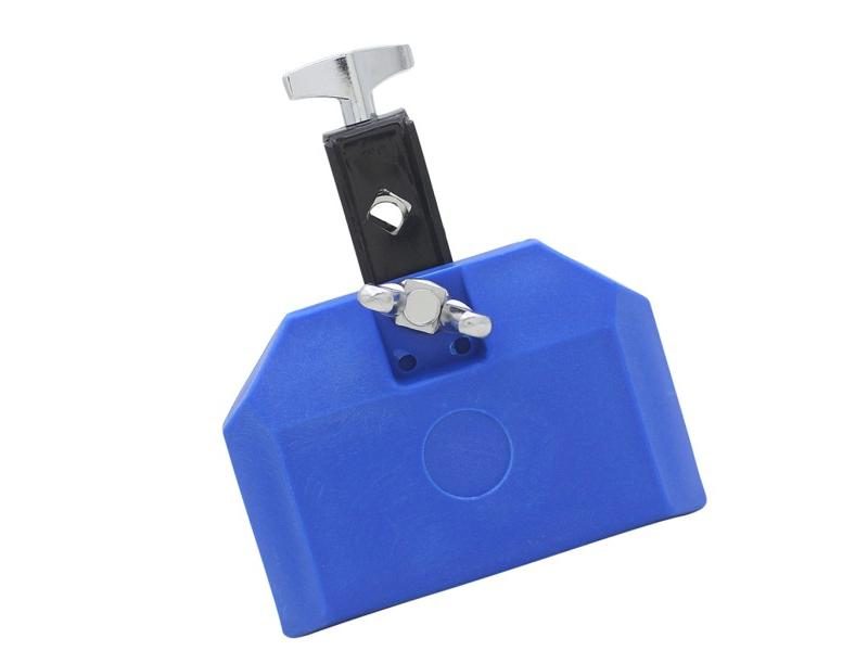 Blue Plastic Cow Bell Percussion Musical Accessory High Pitched Cowbell New Carousel 1