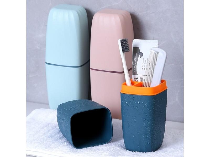 Portable Holder For Toothbrush Toothpaste Shaving Brush - Bathroom Accessories Carousel 2