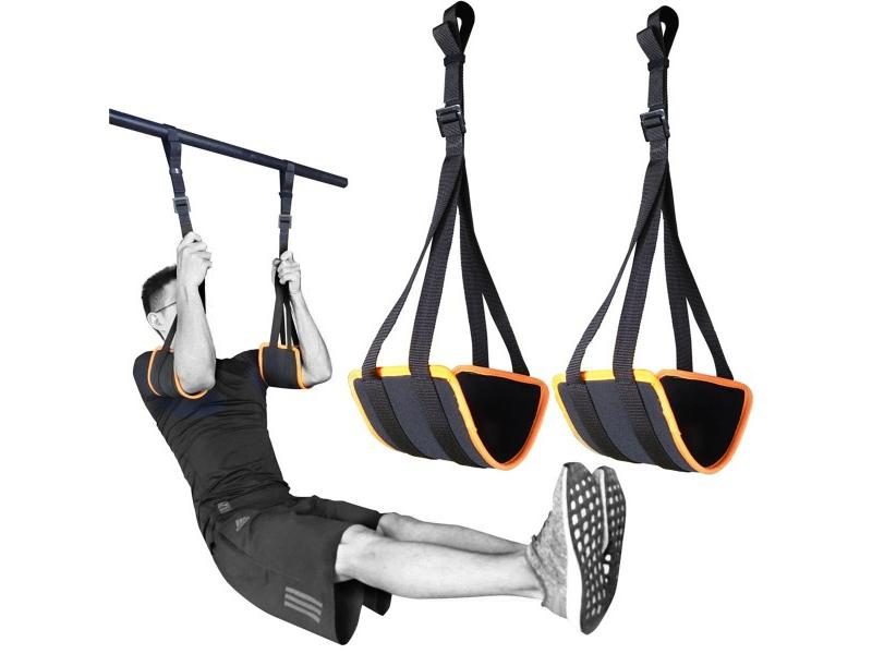 Sport Adjustable Ab Straps For Pull Up Bar Hanging Abdominal Slings Heavy Duty Carousel 2