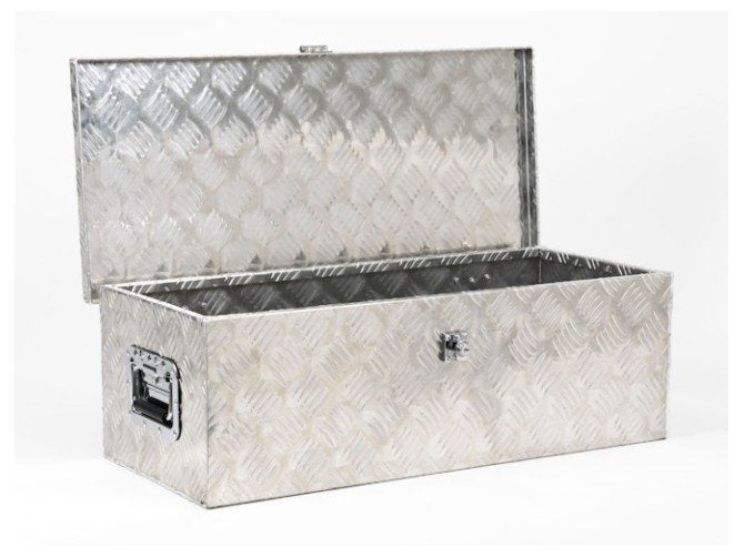 Aluminium Checker Plate Ute Toolbox 765mm Carousel 2