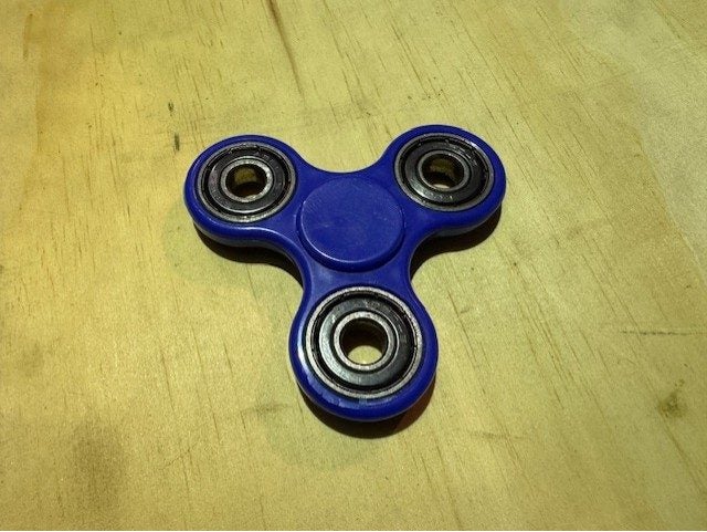 12 x Fidget Blue Hand Spinners Carousel 2
