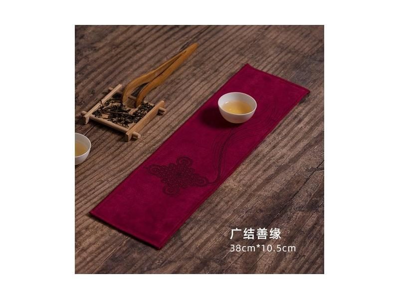 Painted Tea Towel Absorbent Thickened Cleaning Cloth Absorbent Clay Teapots Tea Carousel 1