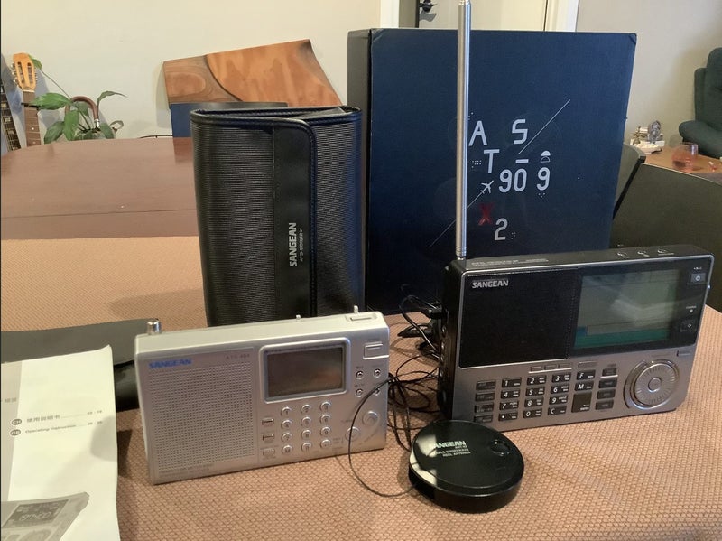 Sangean ATS909x2 AND Sangean ATS404 Portable MW/SW/FM Portable Radio Carousel 1
