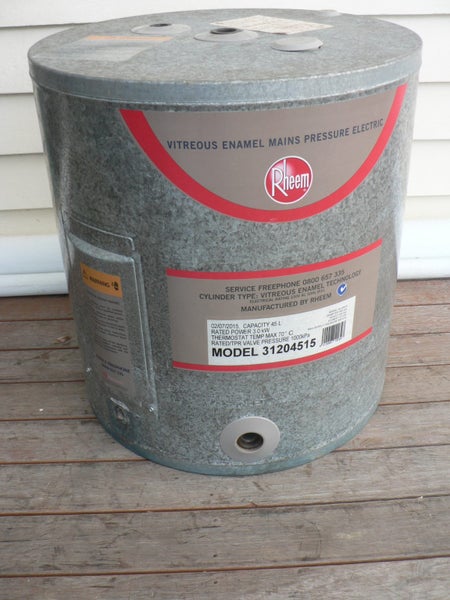 hot water cylinder 2015 rheem 45L mains pressure Carousel 1