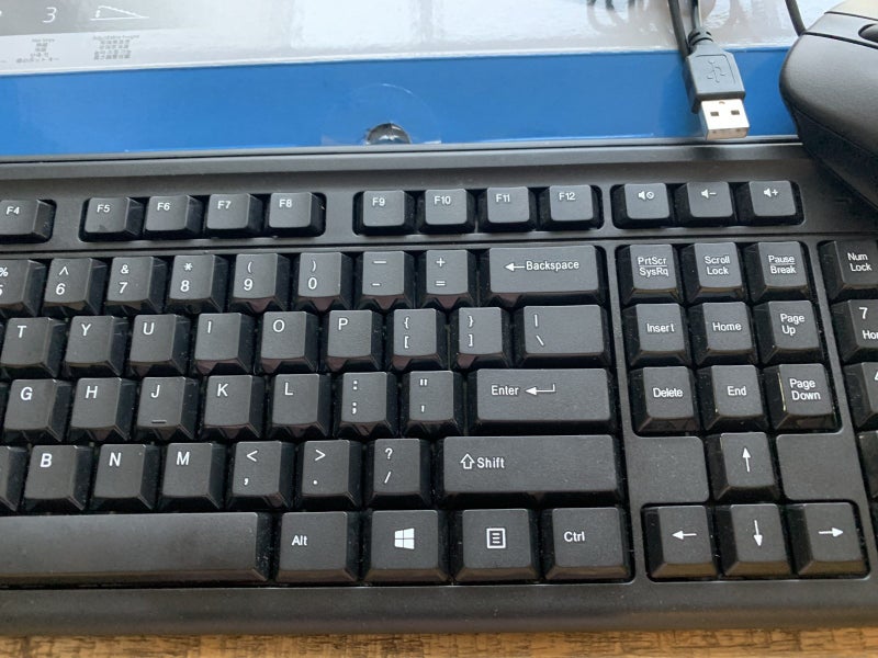 New HP keyboard + mouse (wired) Carousel 2