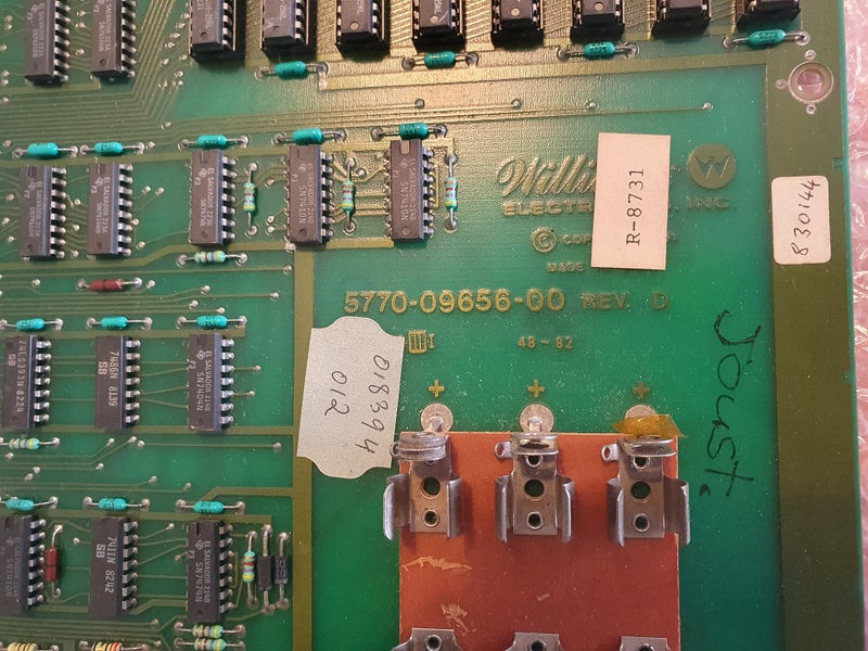 Arcade PCBs x 5: Joust, Galaga ‘88, Gauntlet, Crime City, and Tumble Pop Carousel 2