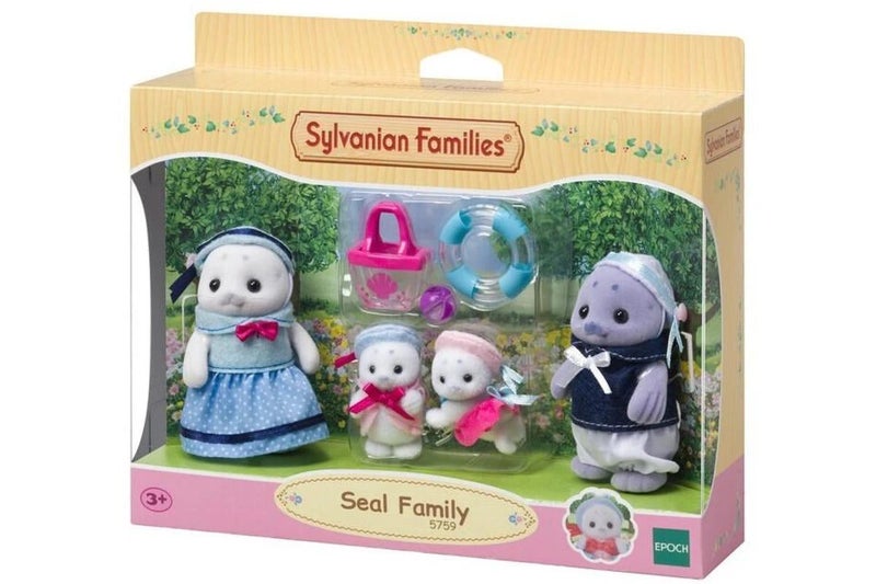 Sylvanian Families Seal Family Carousel 1