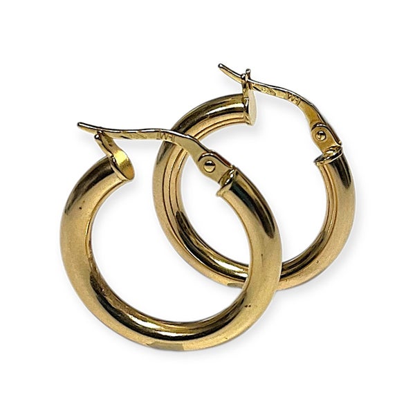 Earrings In 9K Yellow Gold Carousel 1
