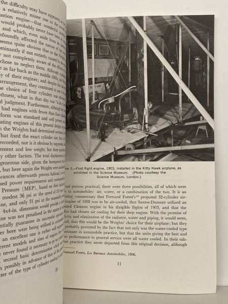 THE WRIGHT BROTHERS' ENGINES AND THEIR DESIGN by Leonard S. Hobbs 1978 Carousel 8