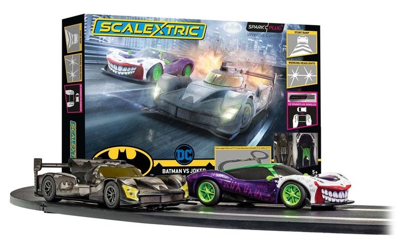 SCALEXTRIC C1415 SparkPlug set: Batman VS Joker Carousel 1