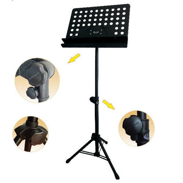 Lawrence Extra-height Large Music Stand with Extra Compartment Carousel 1