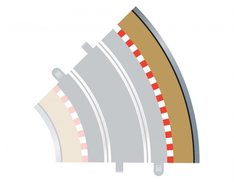 SCALEXTRIC SCA C8228 R2 Borders Outer 4 Carousel 1