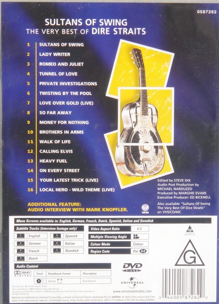 Dire Straits - Sultans of Swing Very Best Of DVD Carousel 2