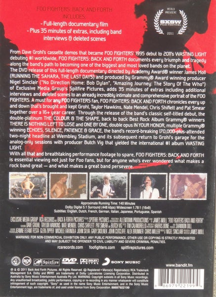 Foo fighters - Back and Forth DVD Carousel 2