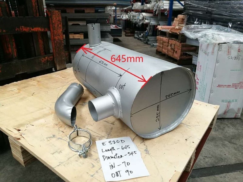 Digger Muffler for CAT 320D part no: 324-4172 294-1762 2941762 Carousel 1