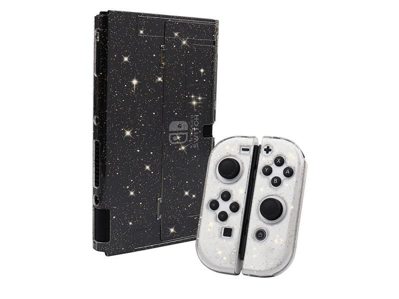 Soft TPU Crystal Glitter Case For Switch Lite Oled Console Switch Skin Carousel 1