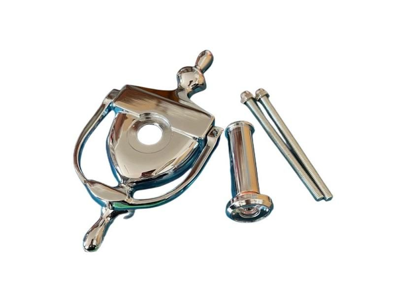 1pc Modern Door Knocker With Peephole Video Eye Viewer Green Bronze Door Handle Carousel 1
