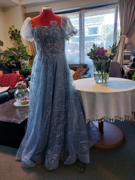 Wedding dress blue Carousel 2