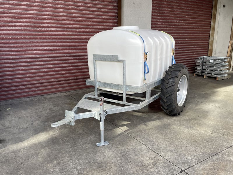 2000 Litre Tank and Trailer Frame with 12.4 x 24 Tractor Grip Wheels Carousel 2