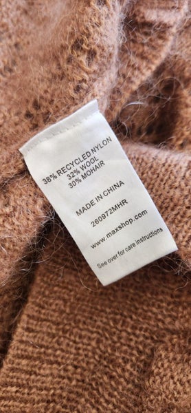 Max wool mohair blend oversize cardi Large Carousel 8