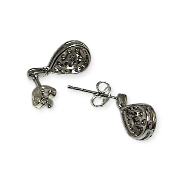 Diamond 0.50ct Earrings In 9K White Gold Carousel 3