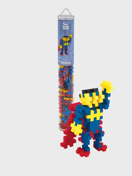 Plus Plus 4106 Superhero - 100 pc tube Carousel 1