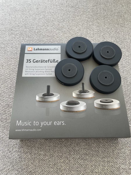 Lehmann Audio 3s P1 absorbing device feet RRP $499 Carousel 1
