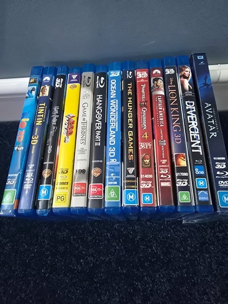 BLU-RAY movies 'Bulk' some 3D Carousel 1