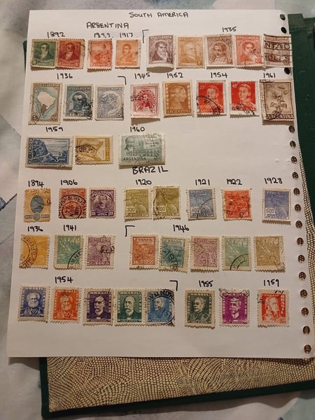 Stamps of ARGENTINA & BRAZIL Carousel 1