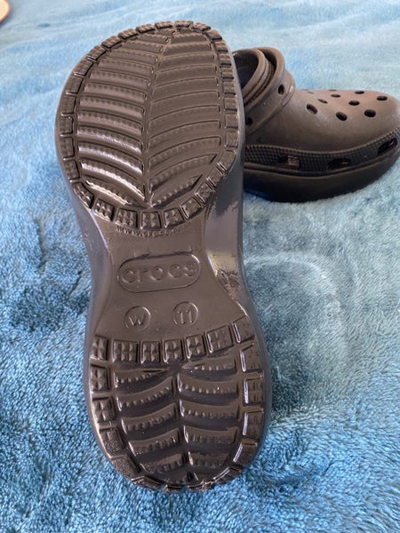 Platform Crocs Black Carousel 2