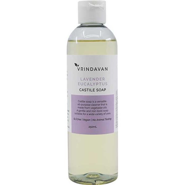 Vrindavan Castile Soap Lavender & Eucalyptus 250ml Carousel 1