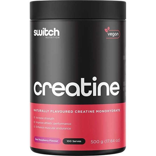 Switch Nutrition Creatine Monohydrate Red Raspberry 500g Carousel 1