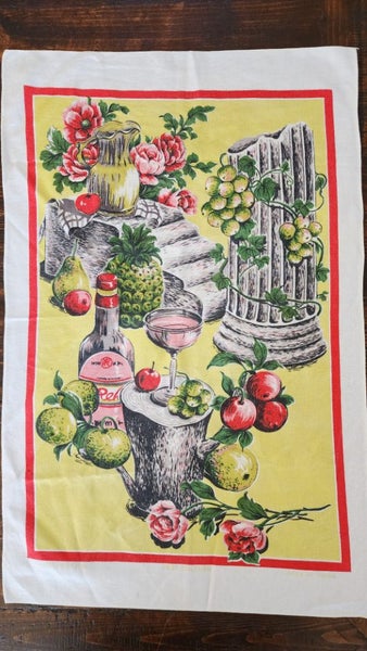 ~" Retro Fast Colours Cotton Tea Towel "~ Carousel 2