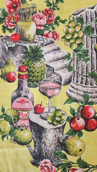 ~" Retro Fast Colours Cotton Tea Towel "~ Carousel 1