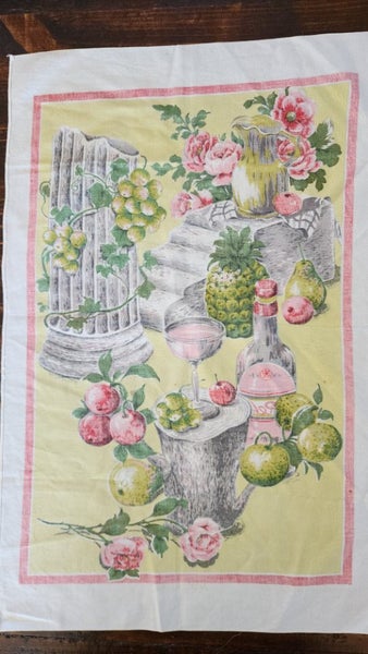 ~" Retro Fast Colours Cotton Tea Towel "~ Carousel 10