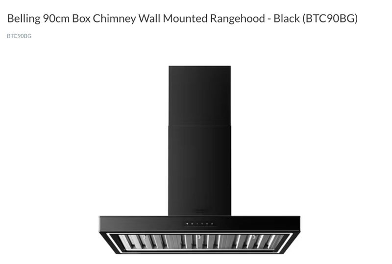 Belling Rangehood BTC90BG Carousel 1