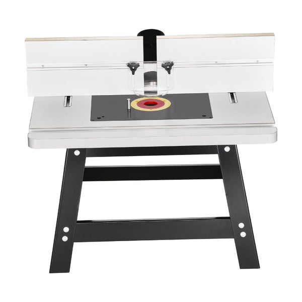 New Benchtop Router Table 610x400 mm with Fence MDF Top Dust Collection Port Carousel 12