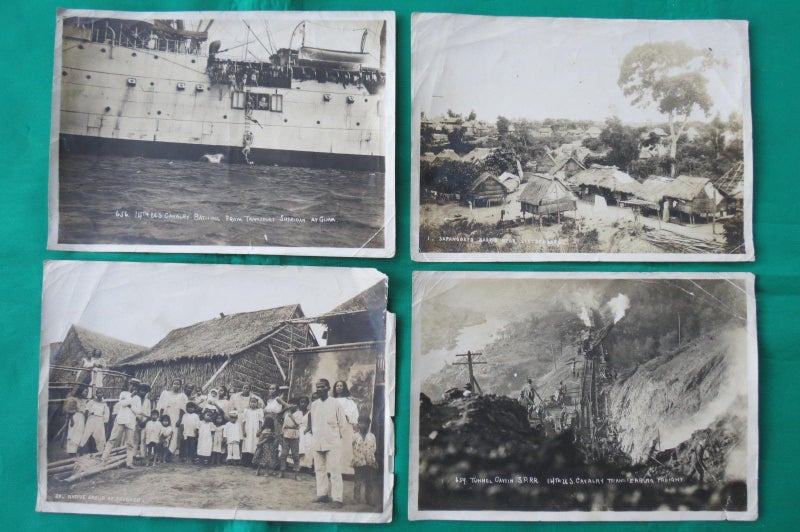 Four Original War photos with writing on the reverse. Carousel 1