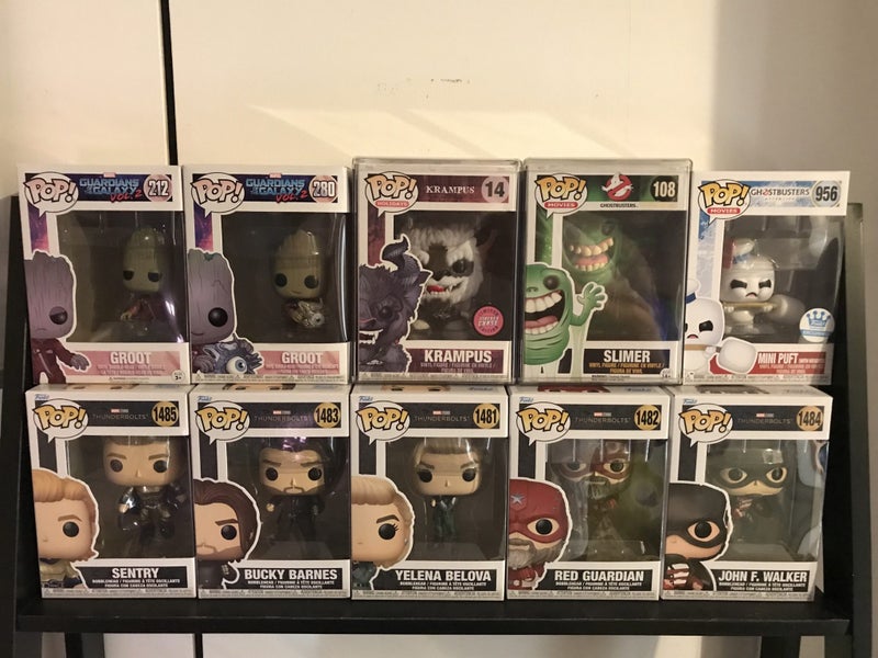 Funko pops (includes flocked chase) Carousel 1