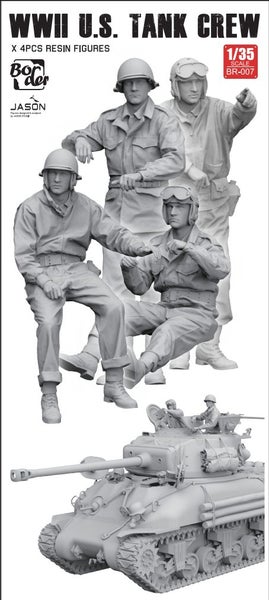 WW II U.S. Tank Crew Border Model | No. BR-007 | 1:35 Carousel 1