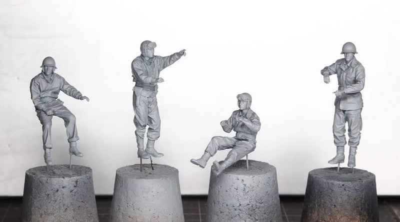 WW II U.S. Tank Crew Border Model | No. BR-007 | 1:35 Carousel 4