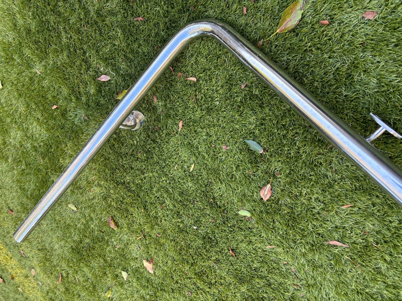 Polished metal hand railing for stairs Carousel 7
