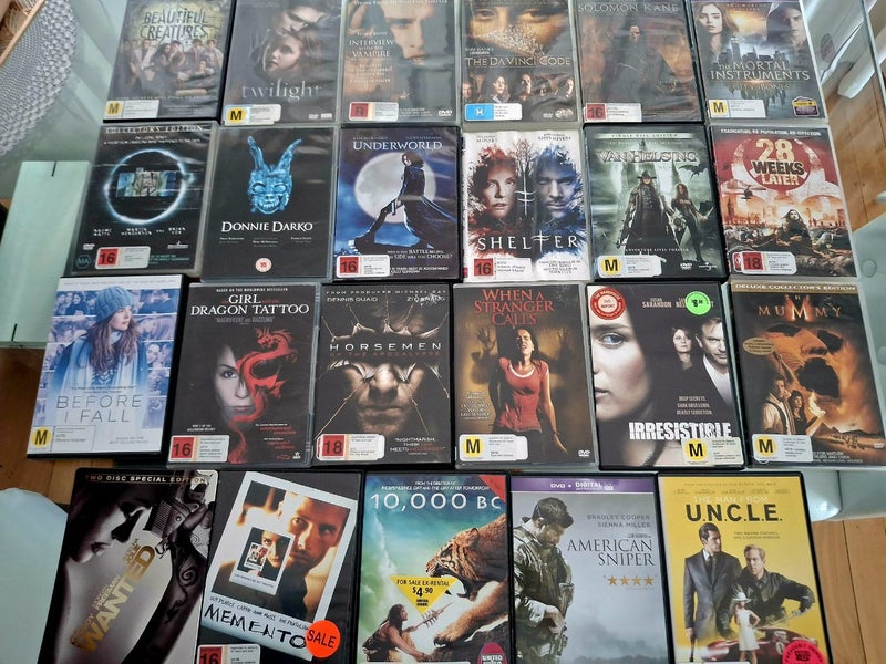 Thriller, Horror, Action DVDs Bulk Lot Carousel 1