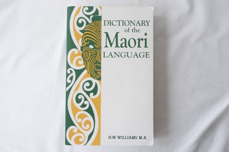 A Dictionary of the Maori Language (SKU BK44) Carousel 1