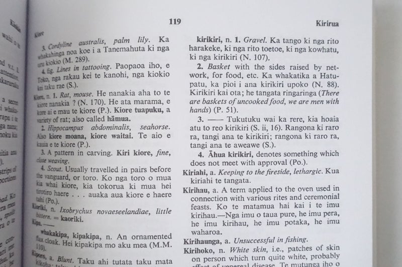 A Dictionary of the Maori Language (SKU BK44) Carousel 8