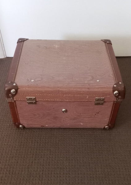 Antique Travel / Suit Case - Letholite 1930's - 1940's? Carousel 8