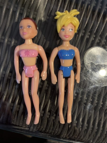 Polly Pocket Mattel Girl Dolls x2 Carousel 1