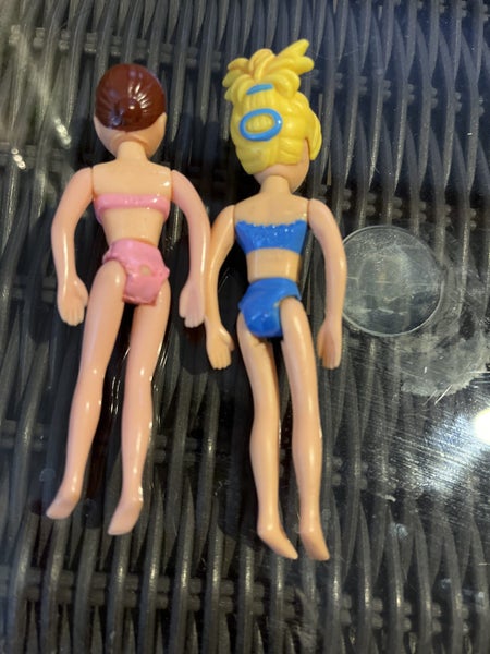 Polly Pocket Mattel Girl Dolls x2 Carousel 4