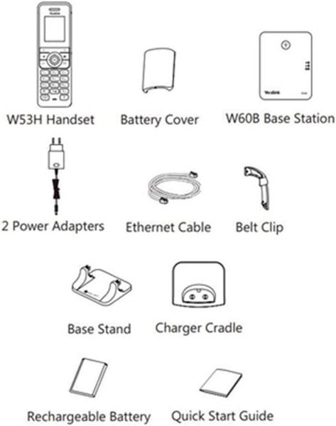 Yealink W60P DECT IP Phone Combo Carousel 4